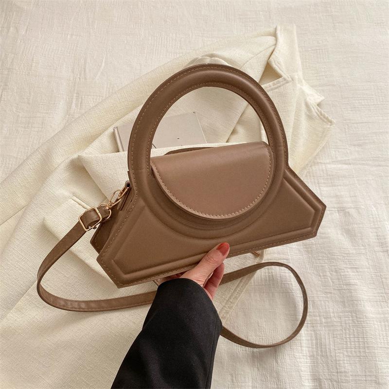 Fashion Female Shoulder Bag Small Square Bags for Women Pure Color Vintage Crossbody Bags PU Leather Messenger Handbags