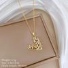 Synthetic Zircon Heart Pendant Necklace for Women 2025 New Fashion Jewelry
