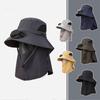 UPF50+ Solar Fan Cap Detachable Men Hat New Sunshade Cap  Men Women