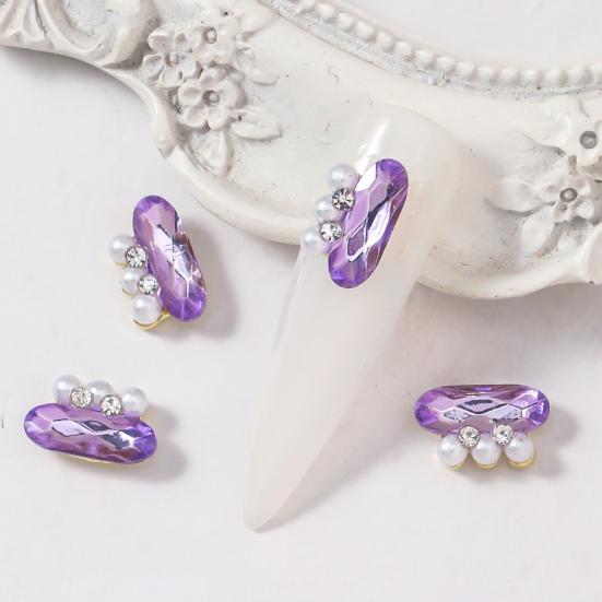 10 шт. трехмерные роскошные изысканные блестящие украшения для ногтей «сделай сам» из искусственного жемчуга дизайн ногтей Nail-Beauty Nail Art