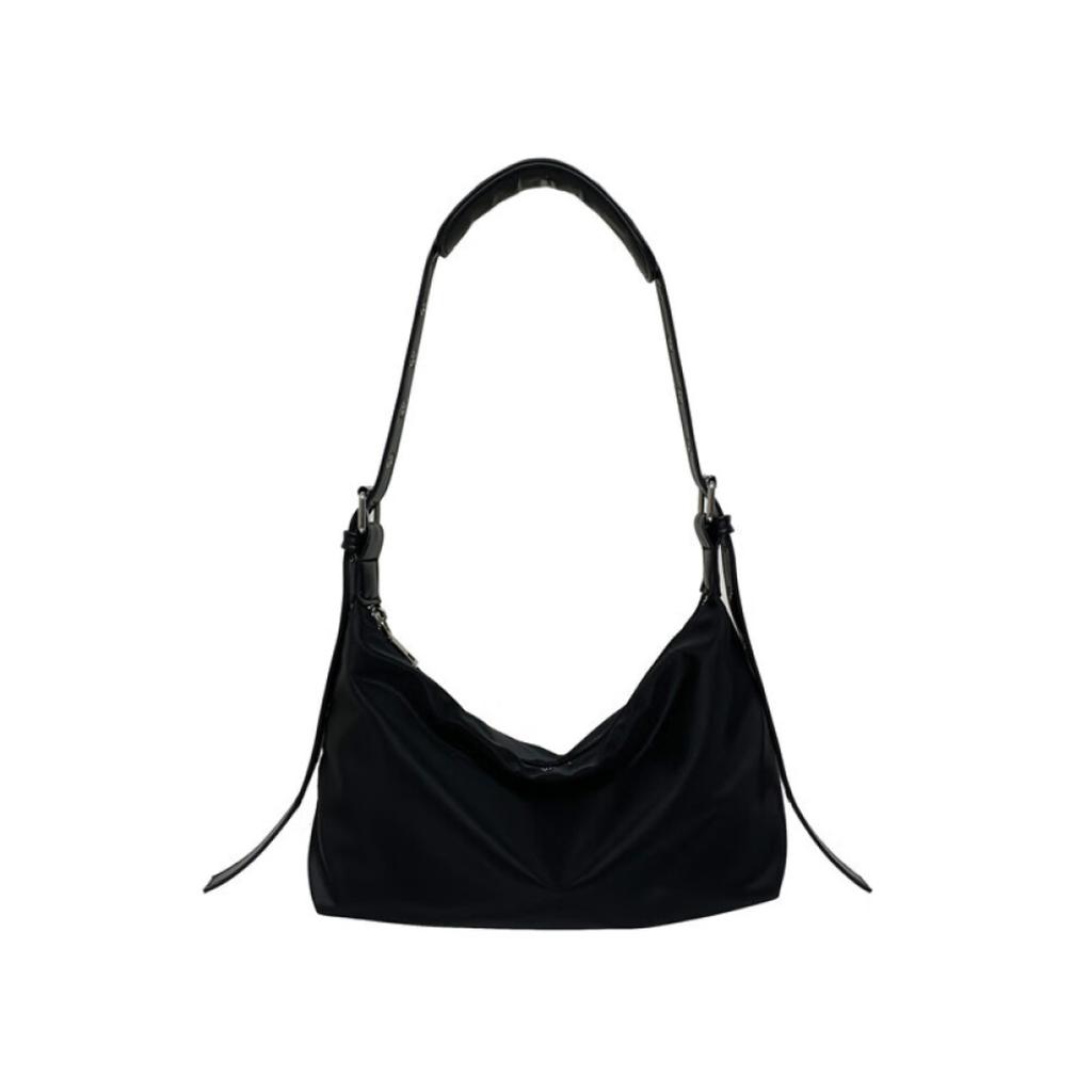 Minority Texture Underarm Bag New Fashion Cool Nylon Cloth Bag with Large Capacity Crossbody Bag Length 31cm Wide 12cm High 16cm