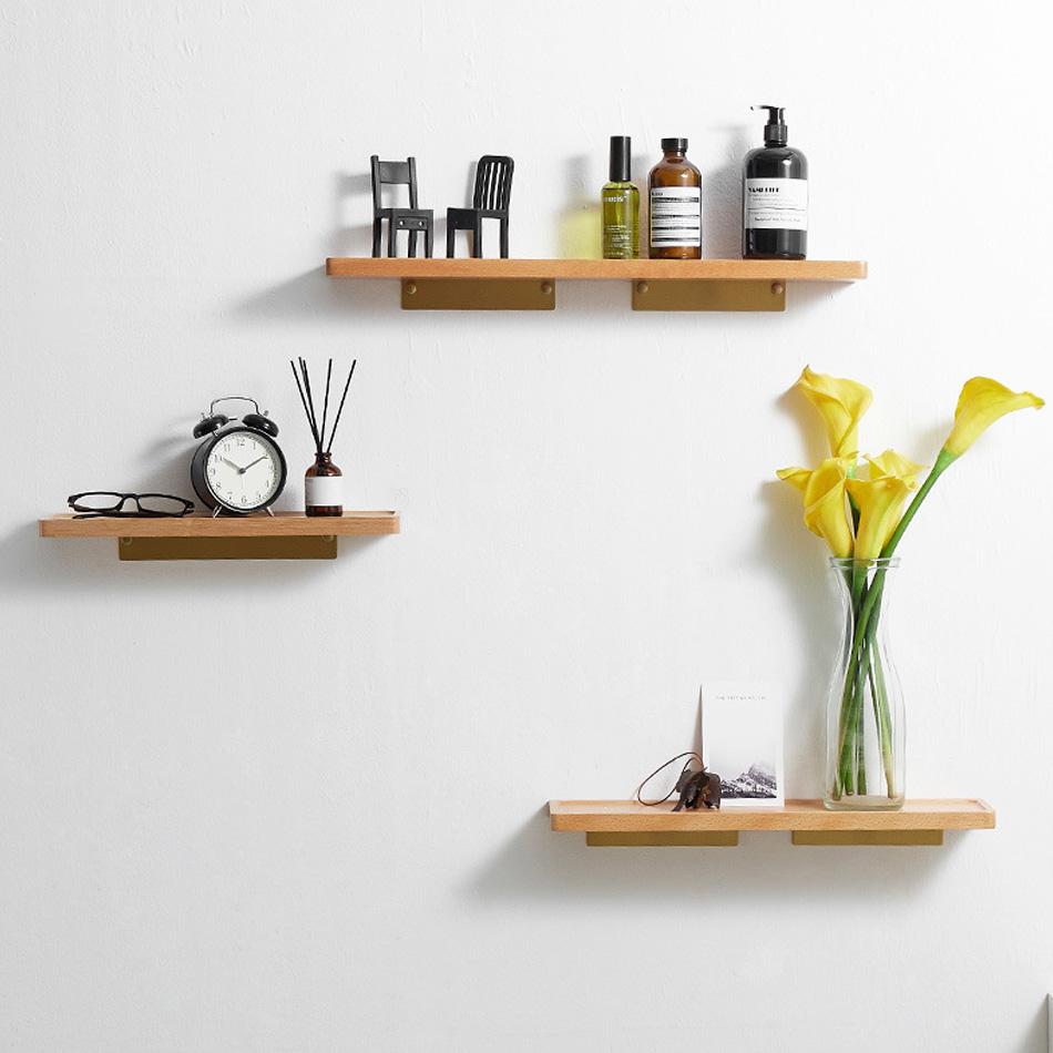 Деревянная полка для ванной комнаты, золотая настенная прямоугольная кухонная алюминиевая полка для ванной комнаты, держатель для душа, шампуня, мыла, черная, белая