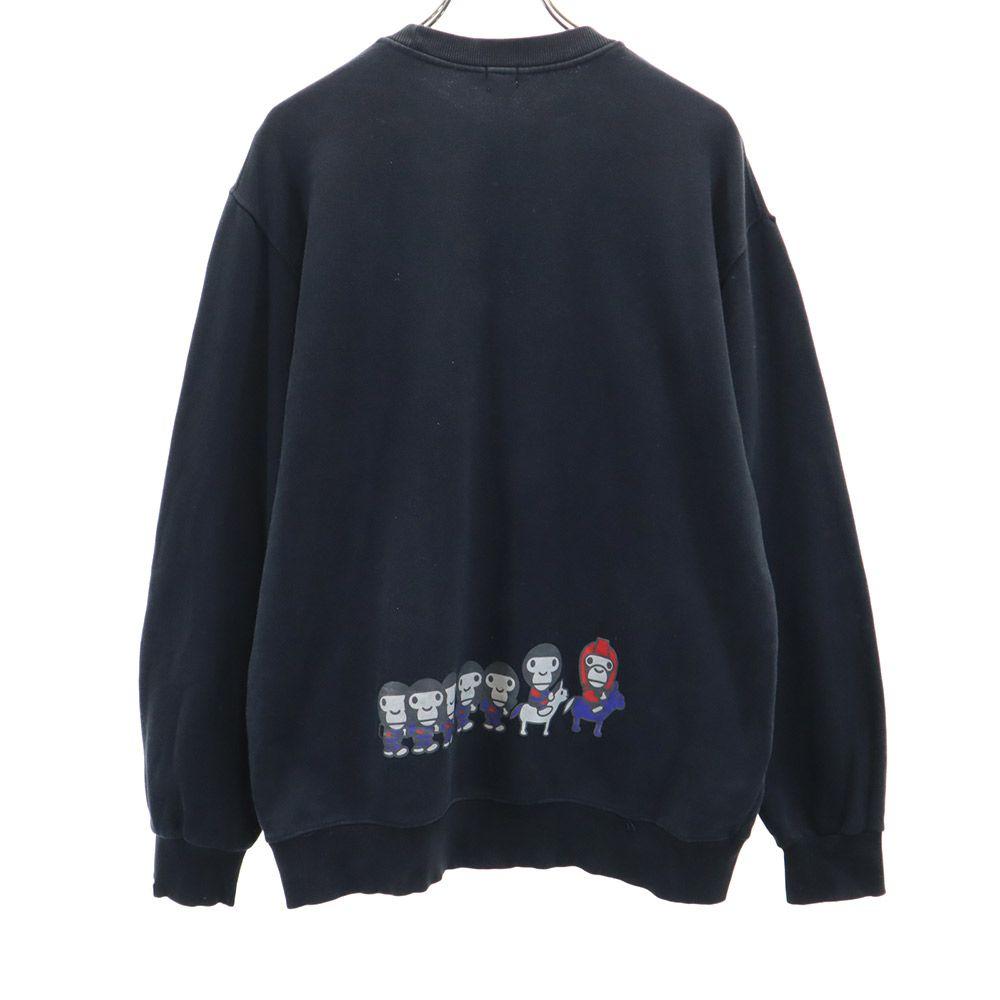 Детский MILO Принт A BATHING APE Толстовка с длинным рукавом Мужская Б/У