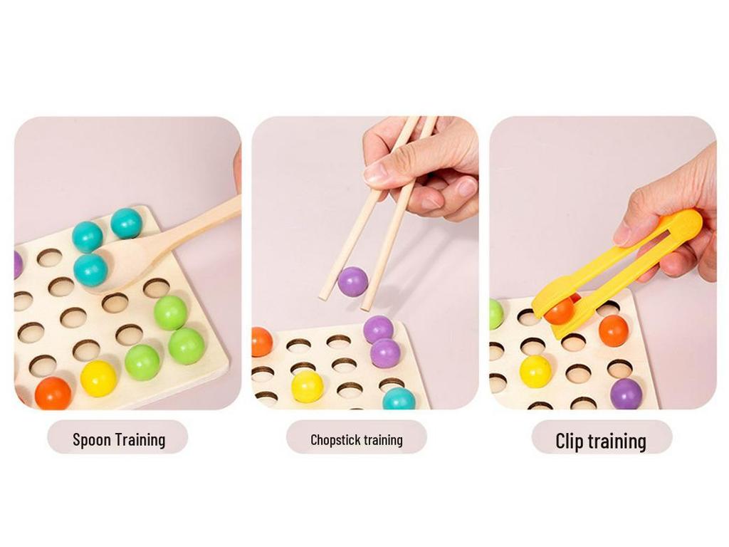 Монтессори Детская игрушка с зажимами - Развивающая игра для концентрации и взаимодействия родителей и детей