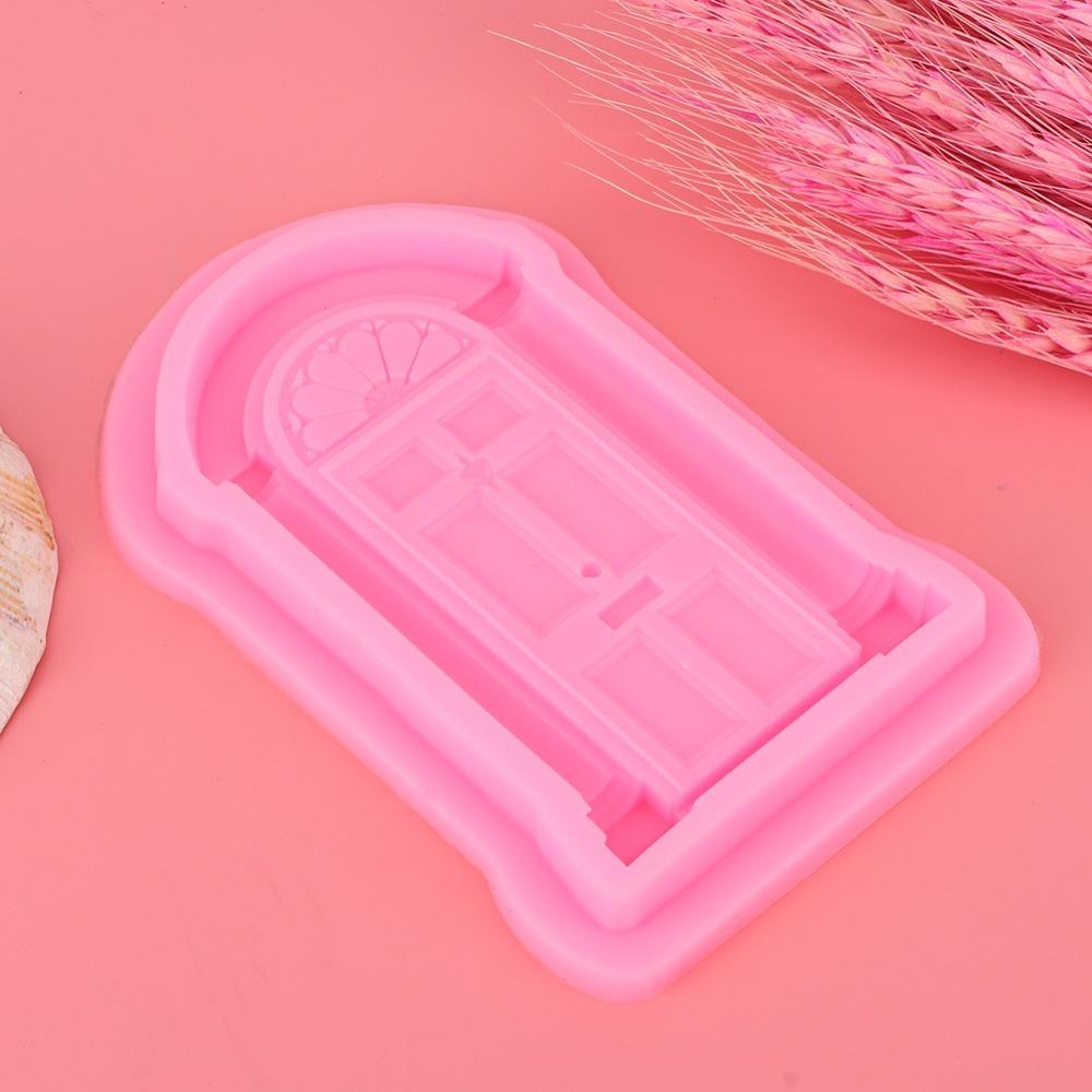 2PACK Raised Relief Silicone Mold Food Grade Silicone Fondant Mold Door Window Mold  Fondant Craft