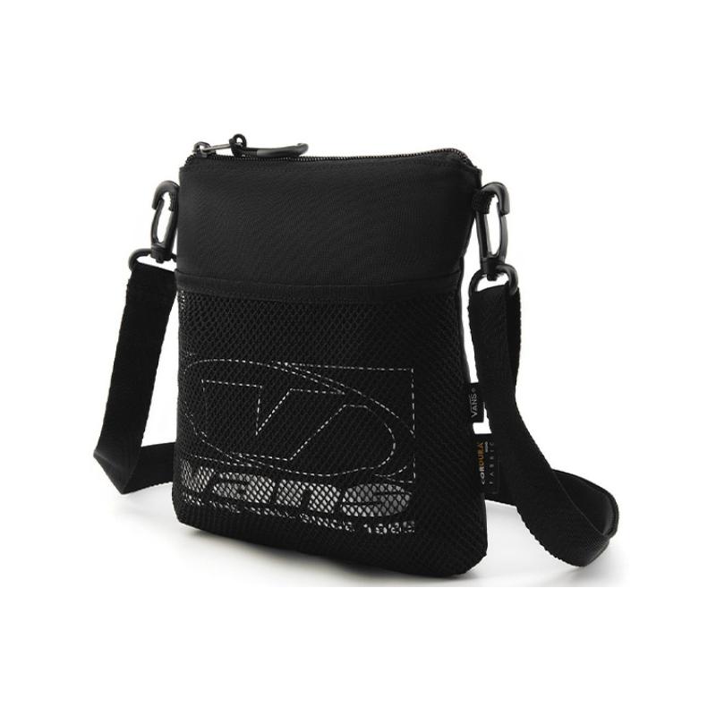 Vans Полиэстеровая сумка через плечо на одно плечо обычная унисекс черная Vans VN0A4US5BLK