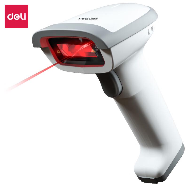 Deli 2.4GHz Wireless 1D Laser Barcode Scanner