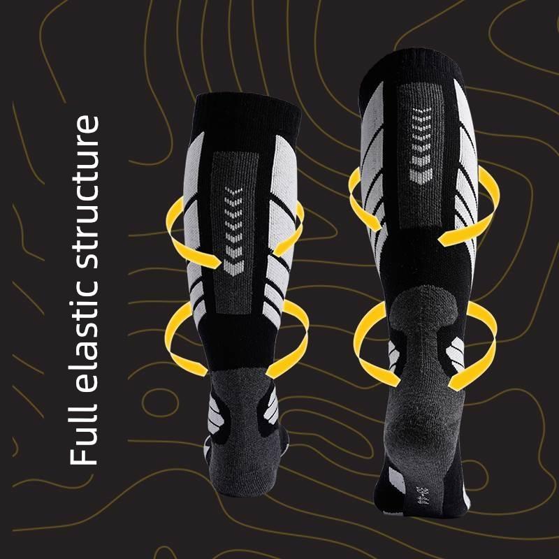 Ski Socks for Men, Outdoor Sports, Running, Mountaineering, Non-Slip, Wear-Resistant, Four-Season Thin Thermal Socks, Women's Single-Board