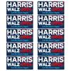 Harris Tim Walz Наклейки Waltz for President Наклейки на бампер автомобиля Наклейки на окна Водонепроницаемые наклейки Наклейки на автомобиль