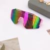 Fashion Children'S Sunglasses Outdoor Colorful Boys And Girls Cycling Sunglasses One-Piece Sports Glasses