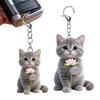 2 шт. Брелок 2D Дизайн Кошки Акриловый Шарм Брелок для Рюкзаков Сумок Машин Декоративный Подвес