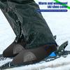 1Pc/2Pcs Ski Boot Covers Winter Warm Ski Shoe Covers Insulated Ski Boot Warmer Skiing Accessories To Keep Feet Dry Warm