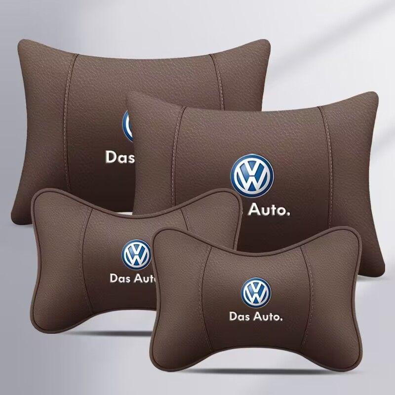 Автомобильная подушка-поддержка для подголовника и поясницы Volkswagen для Sagitar, Bora, Magotan, Lavida, Passat, Lamando, Jetta, POLO.