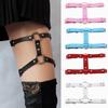 2 Rows Nightwear Leather Thigh Ring Leg Harness Garter Belt Garters Gothic