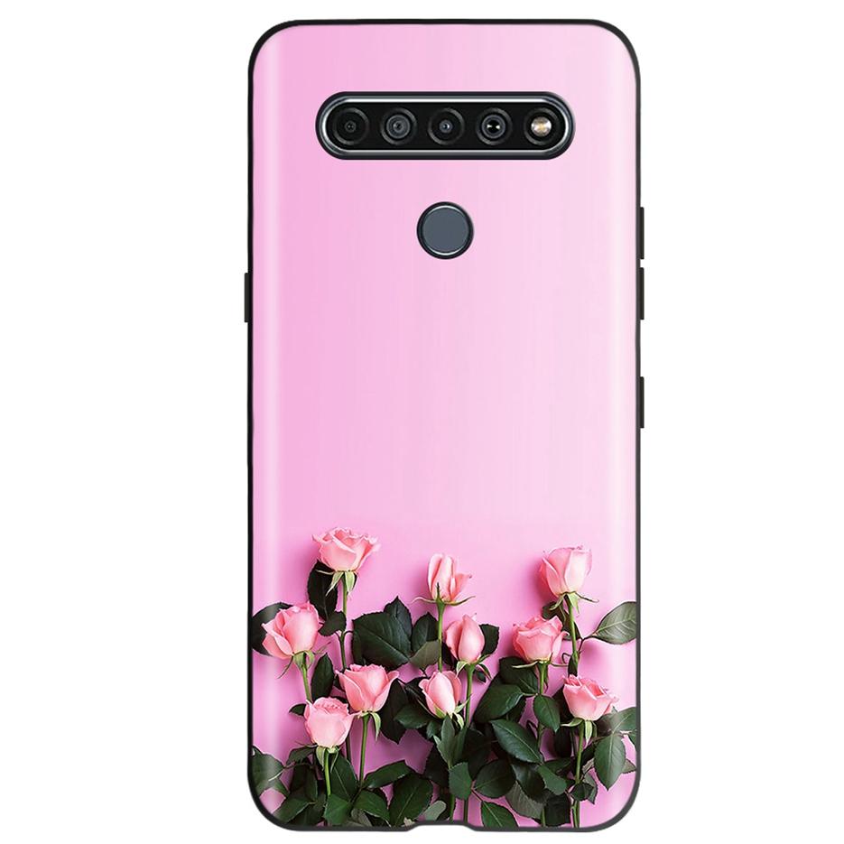 Чехол для LG K61 2020 Милый Кот Бабочка Мягкий Силиконовый Ударопрочный Чехол для Телефона Для LG K61 K 61 Fundas Case LGK61 Coque 6.53'' Shell