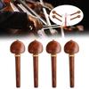 4Pcs/set Mahogany Cello Pegs Cello Part Tuning Pegs Cello Pegs Tuners Cello Pegs Drop Cello Shafts Handle for Cello