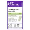 New Chapter, vegan omega-3 complex, 30 softgels
