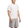 adidas Футболка Originals Shmoofoil Featherweight, удобная, быстросохнущая, мягкая, приятная для кожи, с коротким рукавом, унисекс, топы, белая JC7653