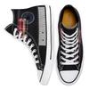 Converse Chuck Taylor All Star Винтажные Повседневные Панельные Высокие Кеды из Канваса Унисекс Черный Розово-красный