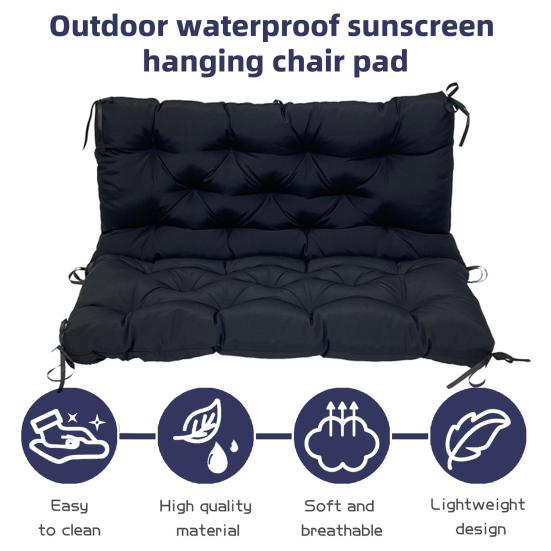 Подушка для подвесного кресла со спинкой 45691-местная подушка для сиденья садовой скамьи с завязками