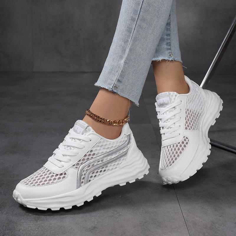 TUINANLE Женская обувь Летняя обувь с отверстиями Сетчатая дышащая легкая нескользящая спортивная обувь