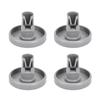 4PCS 40mm Dishwasher Wheel Replacement PP Dishwasher Lower Rack Wheel for AEG Favorit