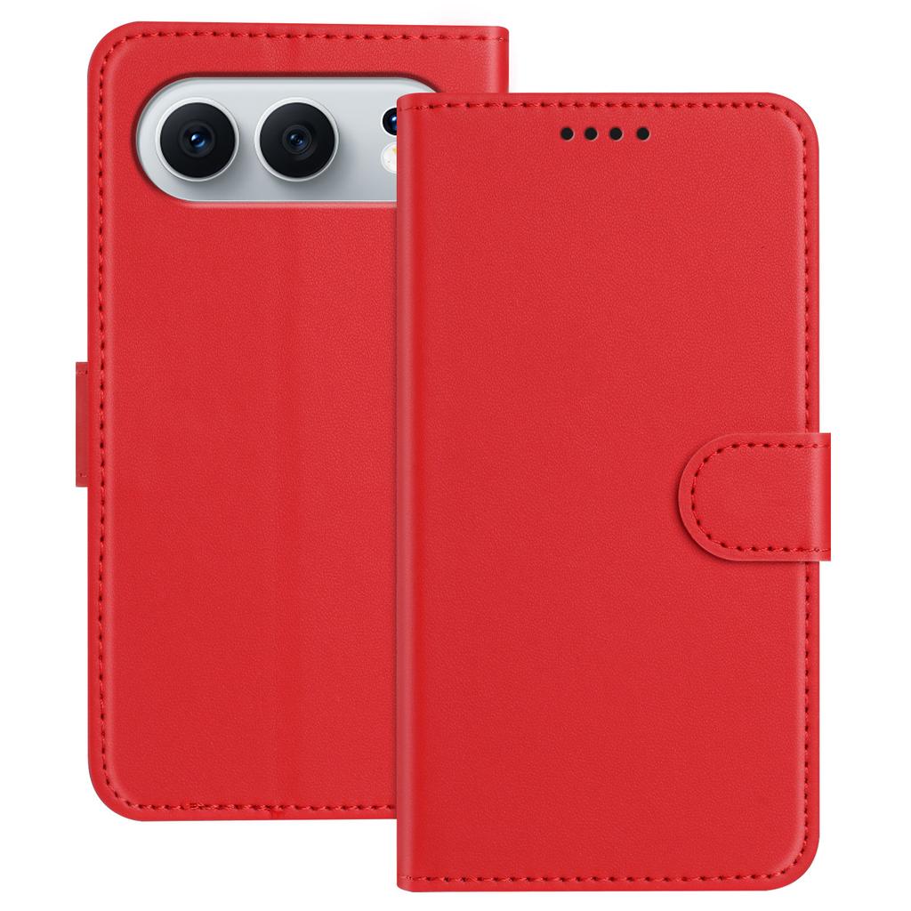 Для Honor 500 5G Кожаный Чехол Кошелек Подставка Однотонный Противоударный Чехол для Телефона