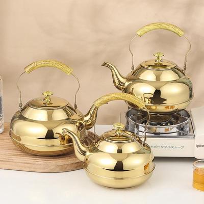 Коммерческий чайник из нержавеющей стали с ситечком для кейтеринга, ресторанов и гостиниц