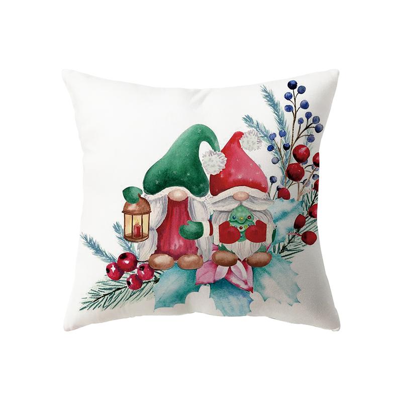 Рождественские украшения с рождественским принтом, чехол для подушки, украшение для дома, гостиной, дивана, подушка, наволочка