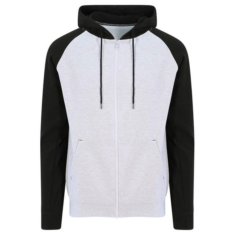 Awdis Womens/Ladies Full Zip Baseball Hoodie