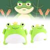 Плюшевая мягкая игрушка Лягушка-принц Мультяшная кукла с короной Мягкое животное Дом Подарок Декор