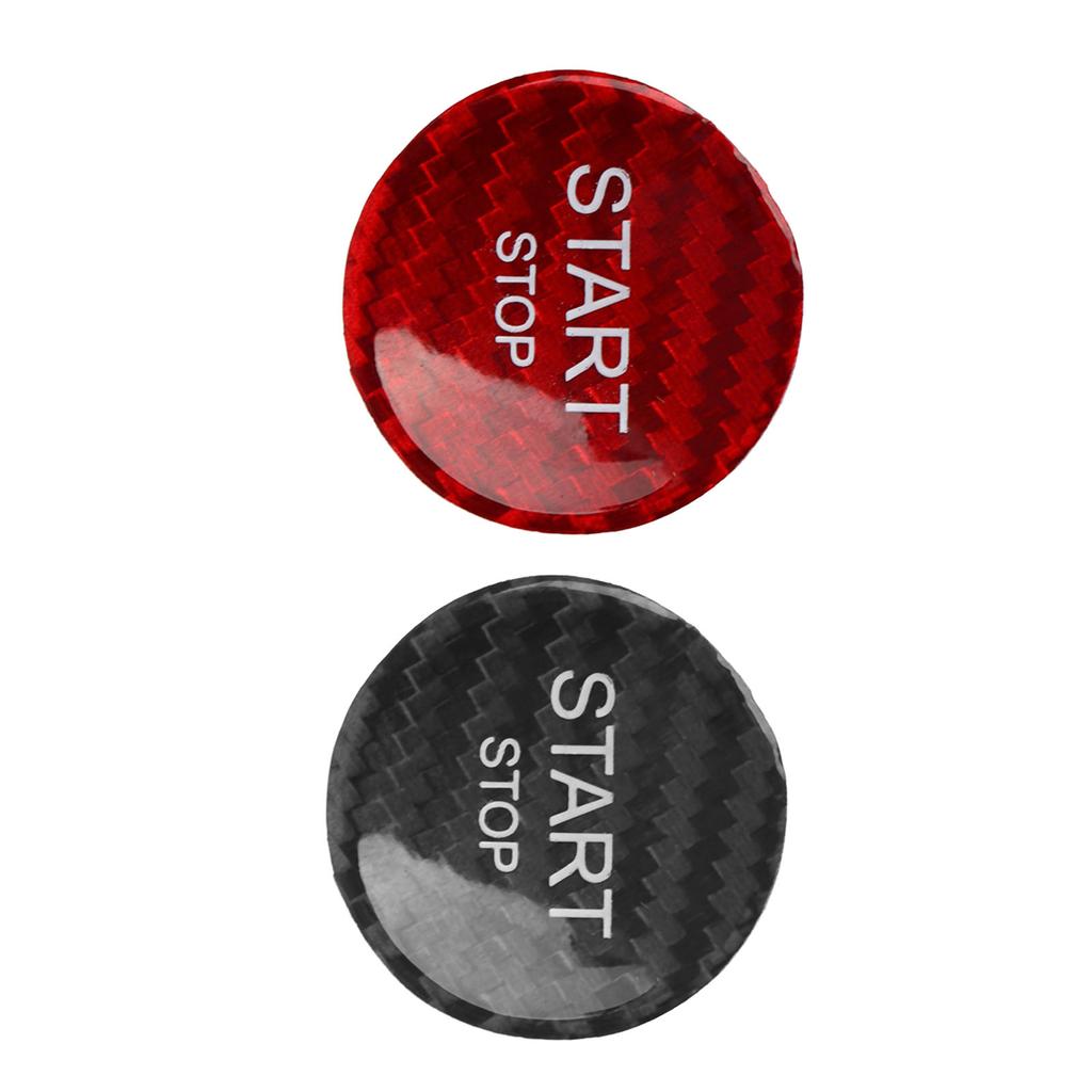 Кнопка запуска двигателя, кнопка остановки, крышка переключателя, наклейка из углеродного волокна, переключатель стартера зажигания, замена для P