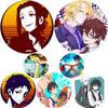 Броши-монеты японского аниме для женщин, милый значок манги, рюкзак, бижутерия, аксессуары, памятные подарки для фанатов