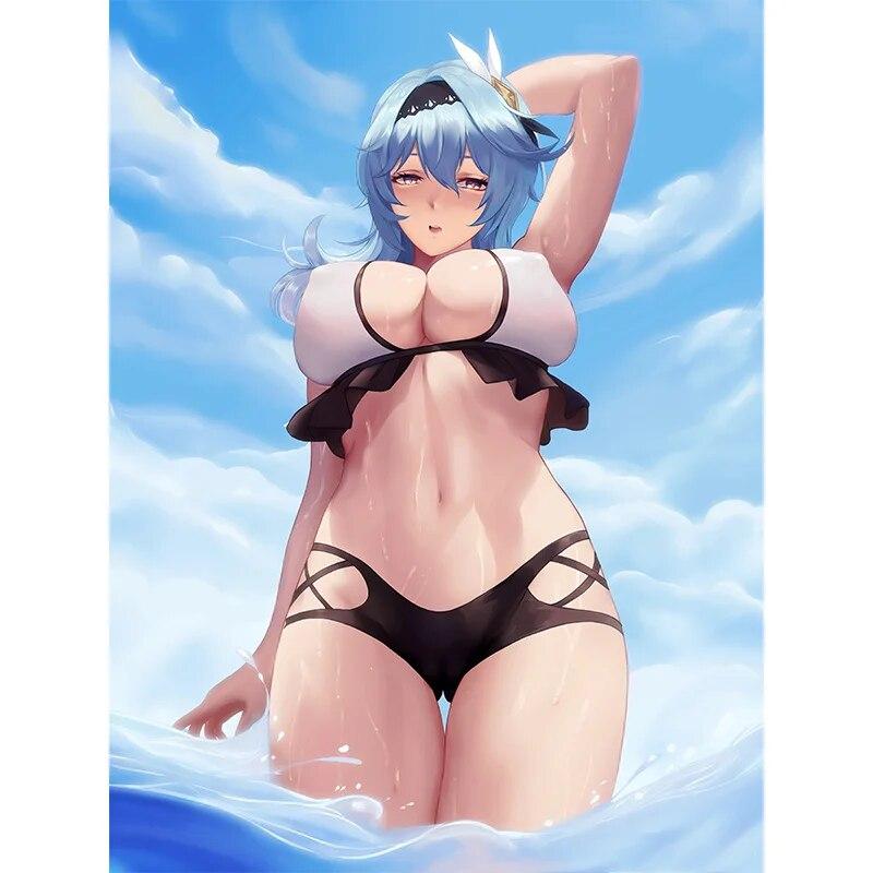 Принт игры Soryu Asuka, обнаженная сексуальная девушка, художественный холст, постер для гостиной, спальни, домашний декор, настенная картина