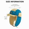 Windproof Bomber Hats Embroidered Earflap Bonnet Fashion Ski Russian Cap  Outdoors