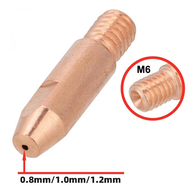 MB24KD токосъемный наконечник 24KD защитный колпачок M6 токосъемный наконечник 28 мм сварочная горелка для газовой защиты 20 шт.