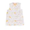 De Gauze Chick Pattern Good Night Жилет Длинный Жилет Защита от холода для младенцев Хлопок Сделано в Японии H 90 см Бесплатно [Кремовый Коко] 6-слойный [Мягкий/Легко Формовать] 100%