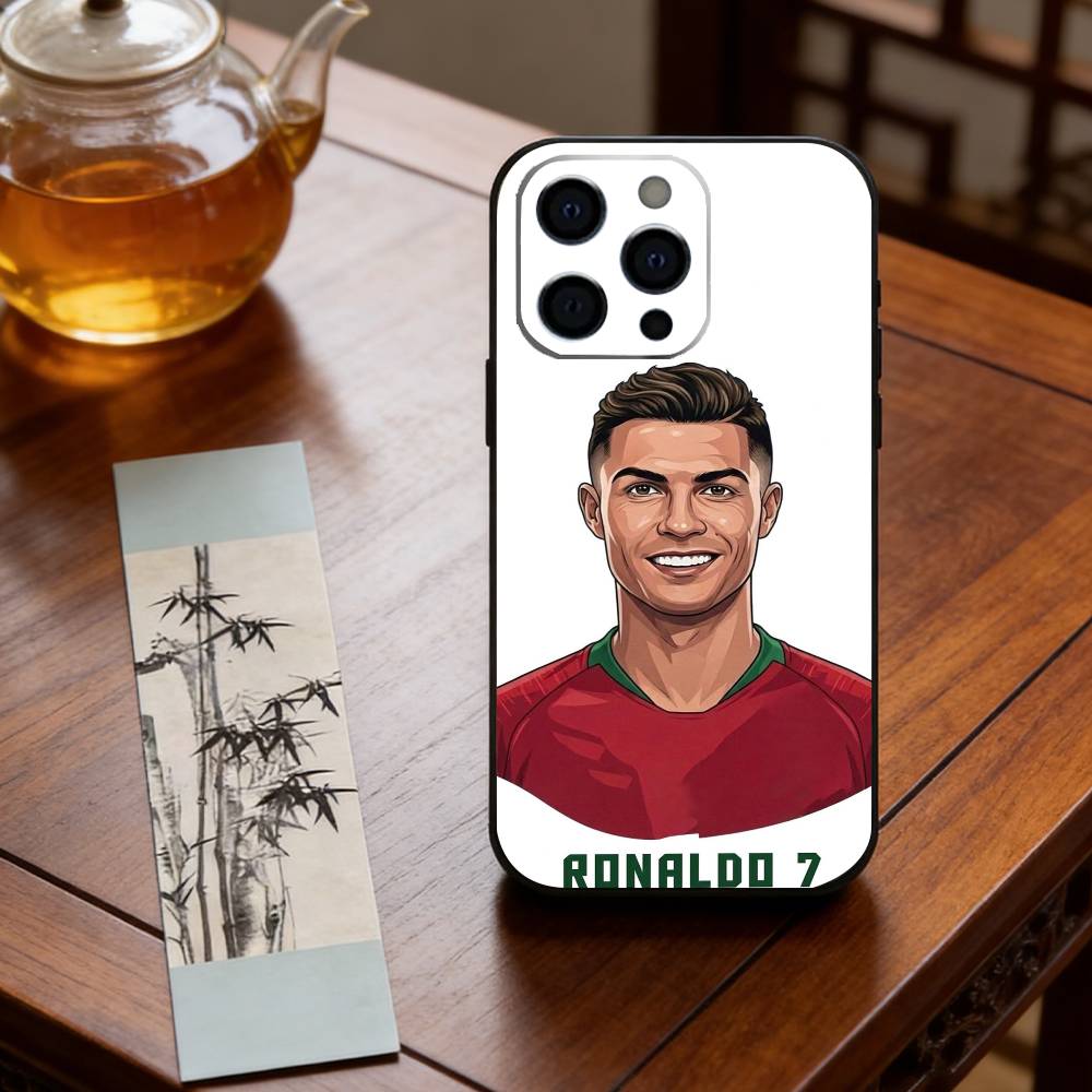 Чехол для телефона Криштиану Роналду Силиконовый Мягкий Для IPhone 17 16 15 14 13 12 11 X XR Plus Pro Max Plus