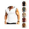 European and American Style Men's Summer Waistcoat Hooded Sleeveless Vest Fashion Casual Tank Top