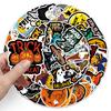 50 Halloween Cartoon Pumpkin Doodle Laptop Suitcase Car Scooter Decoration Stickers