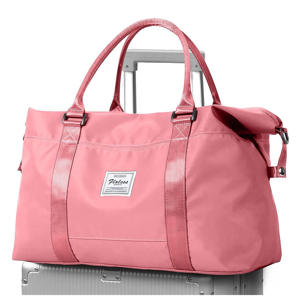 Дорожная сумка, спортивная сумка-тоут для спортзала, сумки для ночных поездок на выходные для женщин с чехлом-тележкой, складная сумка для ручной клади