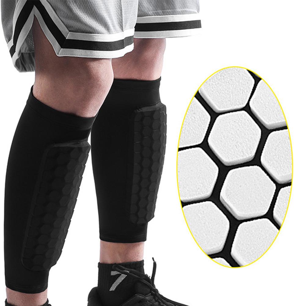 2 шт. футбольные щитки для голени, сотовые защитные накладки для бега, поддержка голени S B1M6
