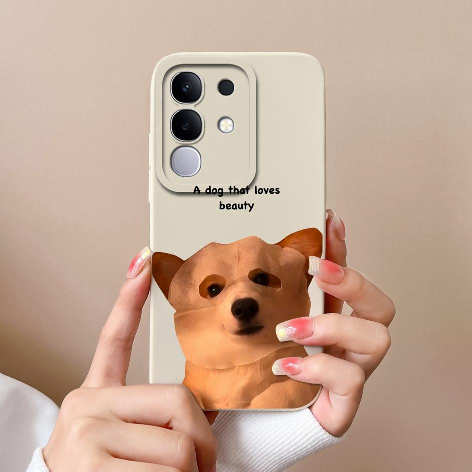 Для Vivo Y29 4G Новый чехол Милый кролик Звездные узоры Мягкий жидкий силикон Супер ударопрочные защитные чехлы Для корпуса Vivo Y 29