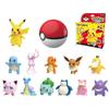 12 Styles Pokemon Figure Toy Pikachu Charmander Squirtle Bulbasaur Eevee Mew Lapras Snorlax Slowpoke Gengar Ball Doll Kids Gift
