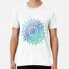 Blue Gradient Mandala   S To 5XL Made In the AU/USA T-Shirt