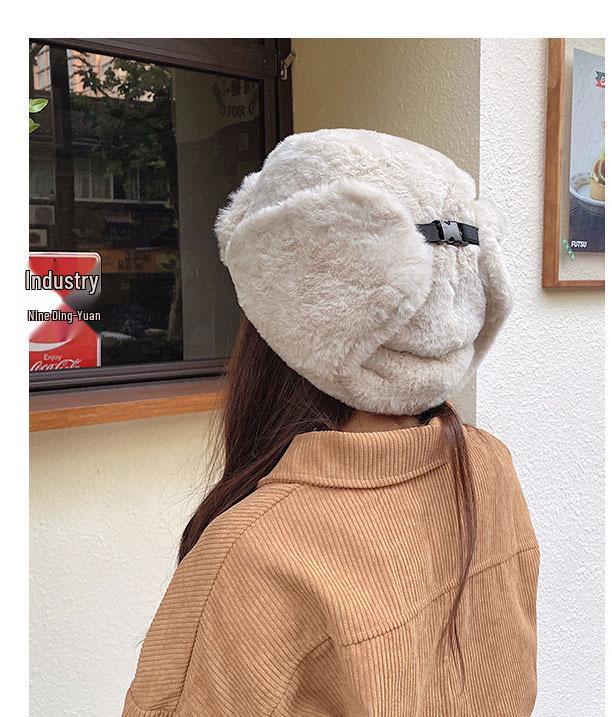 Northeast Wool Winter Cycling Ear-Protecting Windproof Lei Feng Hat - Korean Style