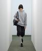 STANDARDERROR 87-Stan171 Minimal Wash Carpenter Bermuda Denim Pants Vintage Black