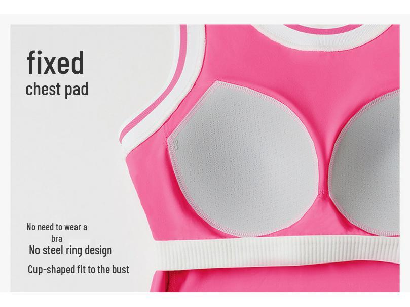 Ретро цветной блок без рукавов спортивный бюстгальтер для йоги