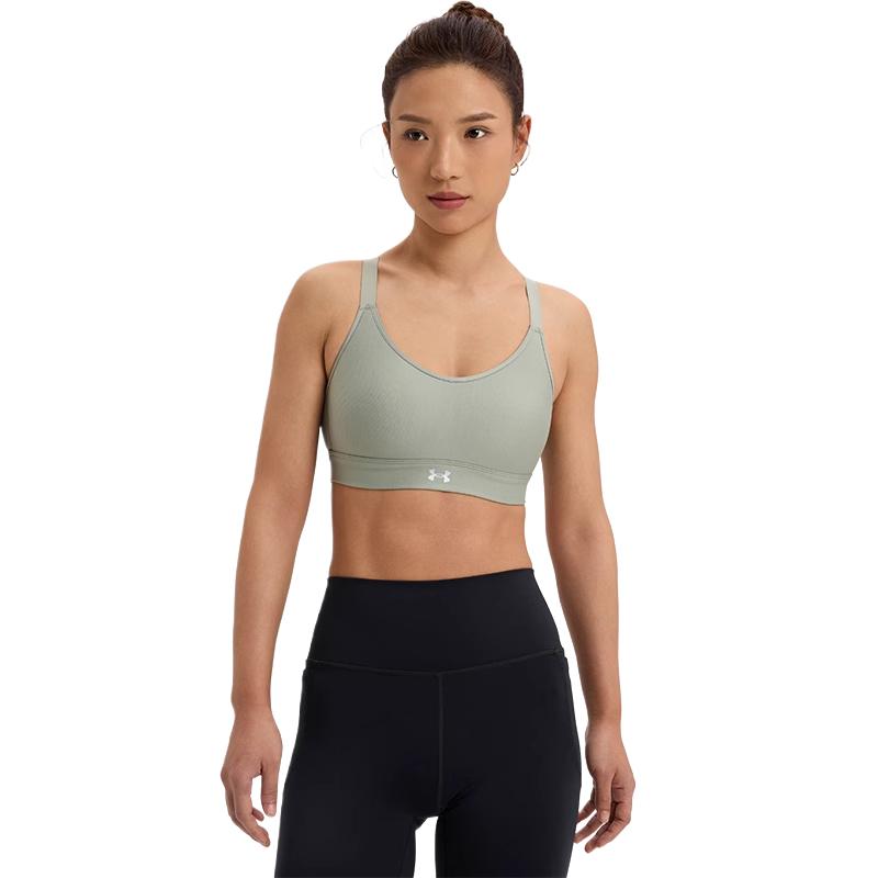 Under Armour Continuum Удобное Модное Трендовое Минималистичное Спортивное Нижнее Белье Женское нижнее белье Джунгли-Зеленый 1372559-504