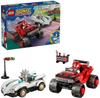 Конструктор LEGO Sonic The Hedgehog 77118 Silver в автомобиле против Knuckles в монстр-труке